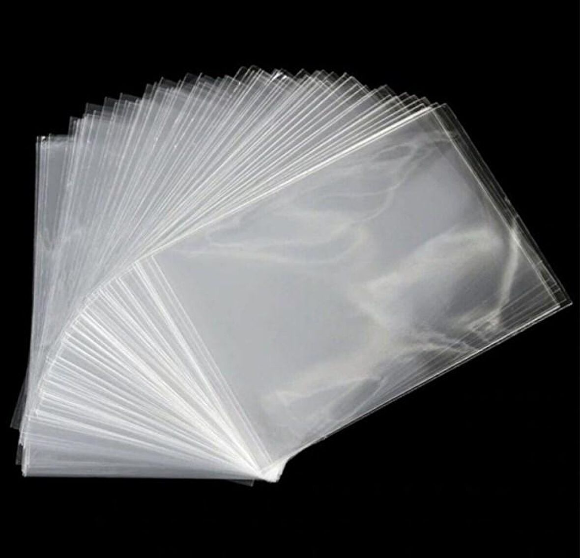 10 x 20 cm Jelatin Bantsız Düz Şeffaf / 1 kg.