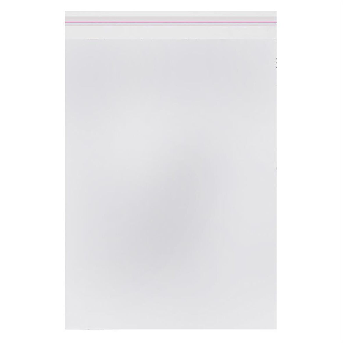 9x20+5 cm. (9*25) 100 Adet - Şeffaf Bantlı Yapışkanlı Jelatin Poşet