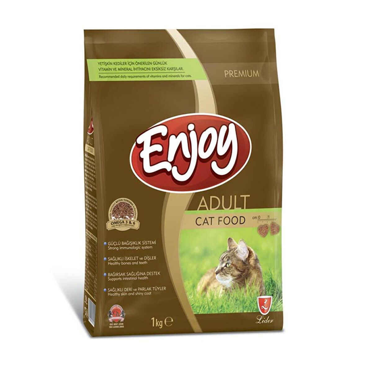 Enjoy Tavuk Etli Yetişkin Kedi Maması 1 Kg*2 Adet