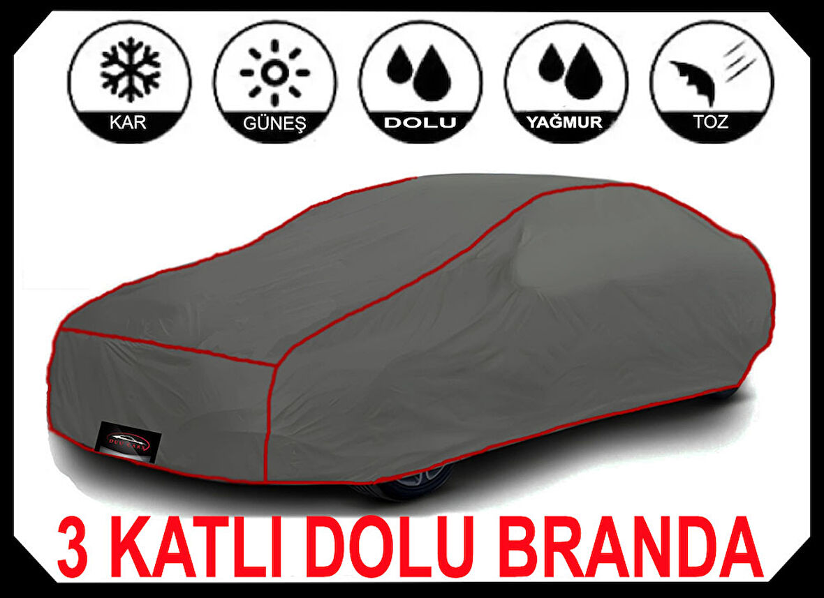 3 Katlı Dolu Darbe Koruyucu RENAULT MEGANE 4 Araba Brandası oto branda araba çadırı     