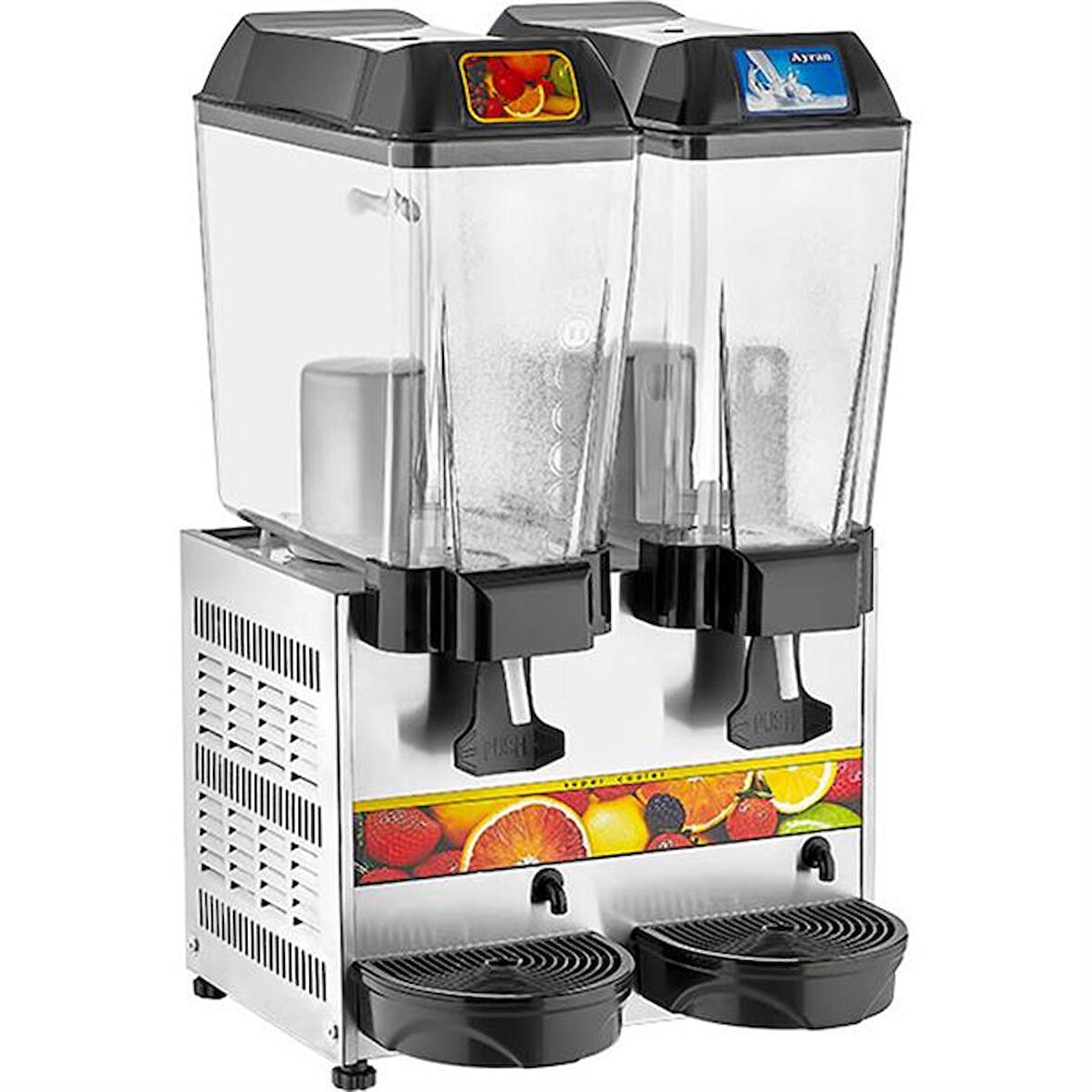Remta Çiftli 20+20 LT Karıştırıcılı Soğutuculu Ayran Makinesi