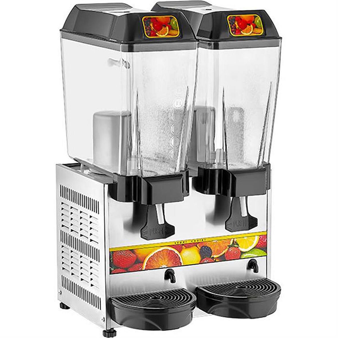 Remta Çiftli Şerbet Soğutucu 20+20 lt - Gri