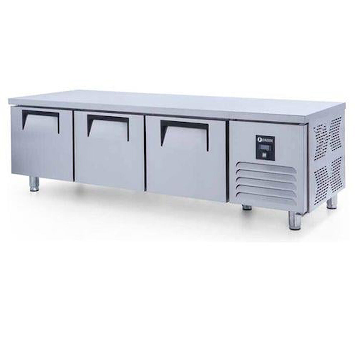 Iceinox Pişirici Altı Derin Dondurucu 280 Lt 304 Çelik Kaliteli 3 Kapılı