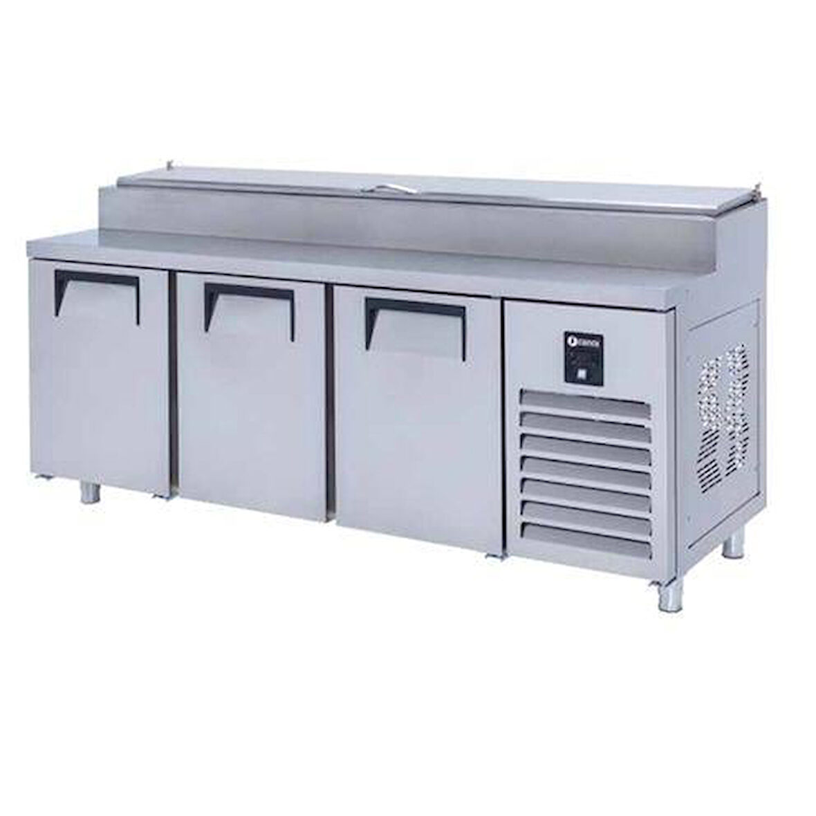Iceinox Make Up Buzdolabı 515 Lt 430 Çelik Kaliteli 3 Kapılı Kısa