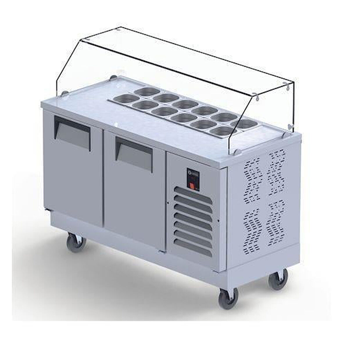 Iceinox Hazırlık Buzdolabı 650 Lt 430 Çelik Kaliteli 