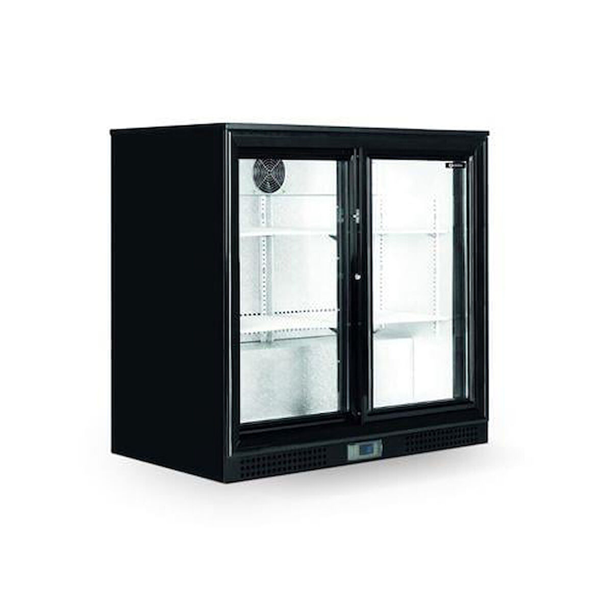 Iceinox Bar Tipi Buzdolabı Çarpma Kapı 210 Lt 304 Çelik Kaliteli 2 Kapılı