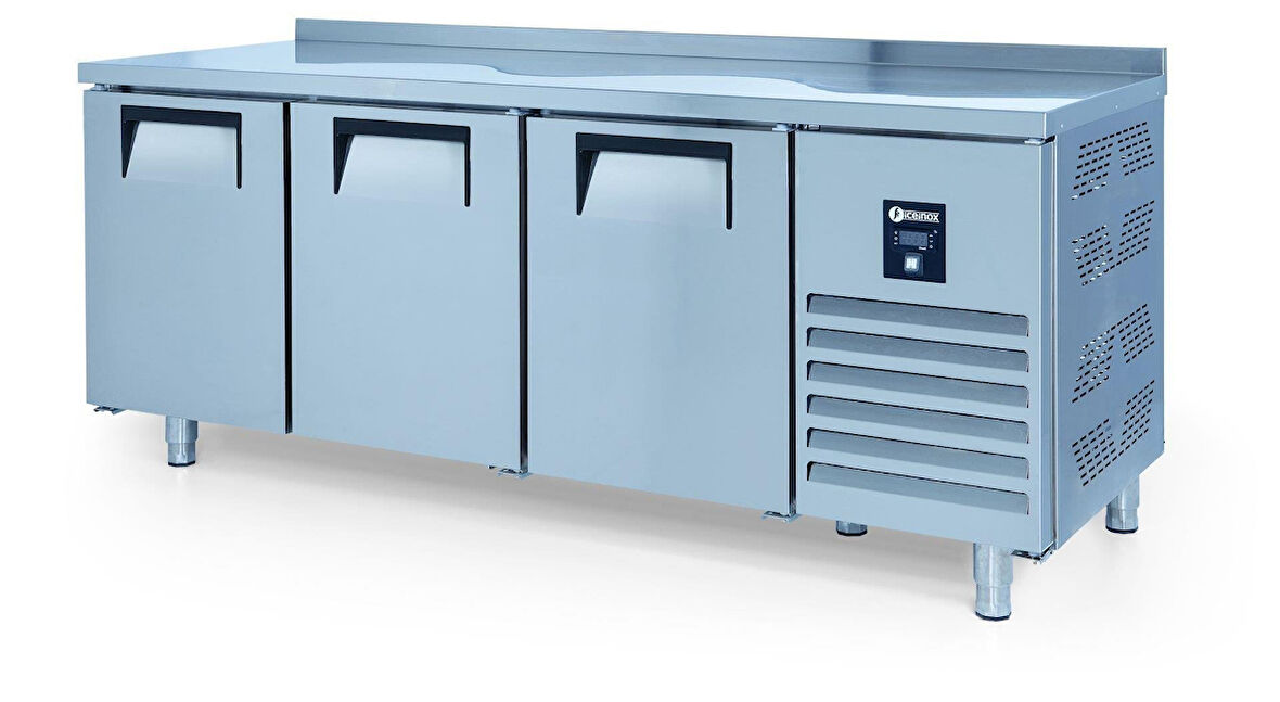 Iceinox Tezgah Tip Patiseri Derin Dondurucu 3 Kapılı 600 Lt 430 Çelik Kaliteli