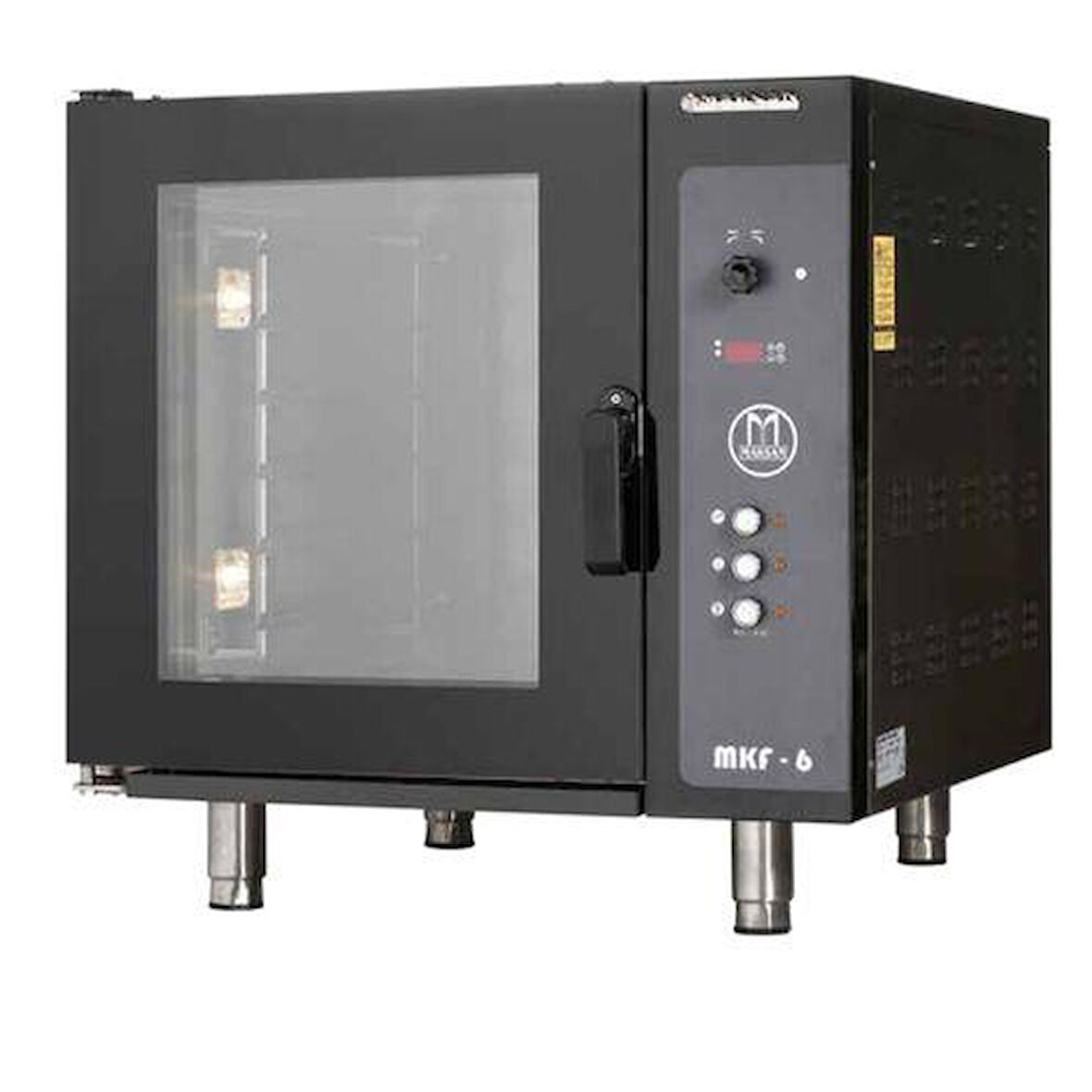Maksan Elektrik Isıtmalı 6 Tepsili Konveksiyonlu Patisseri Fırın
