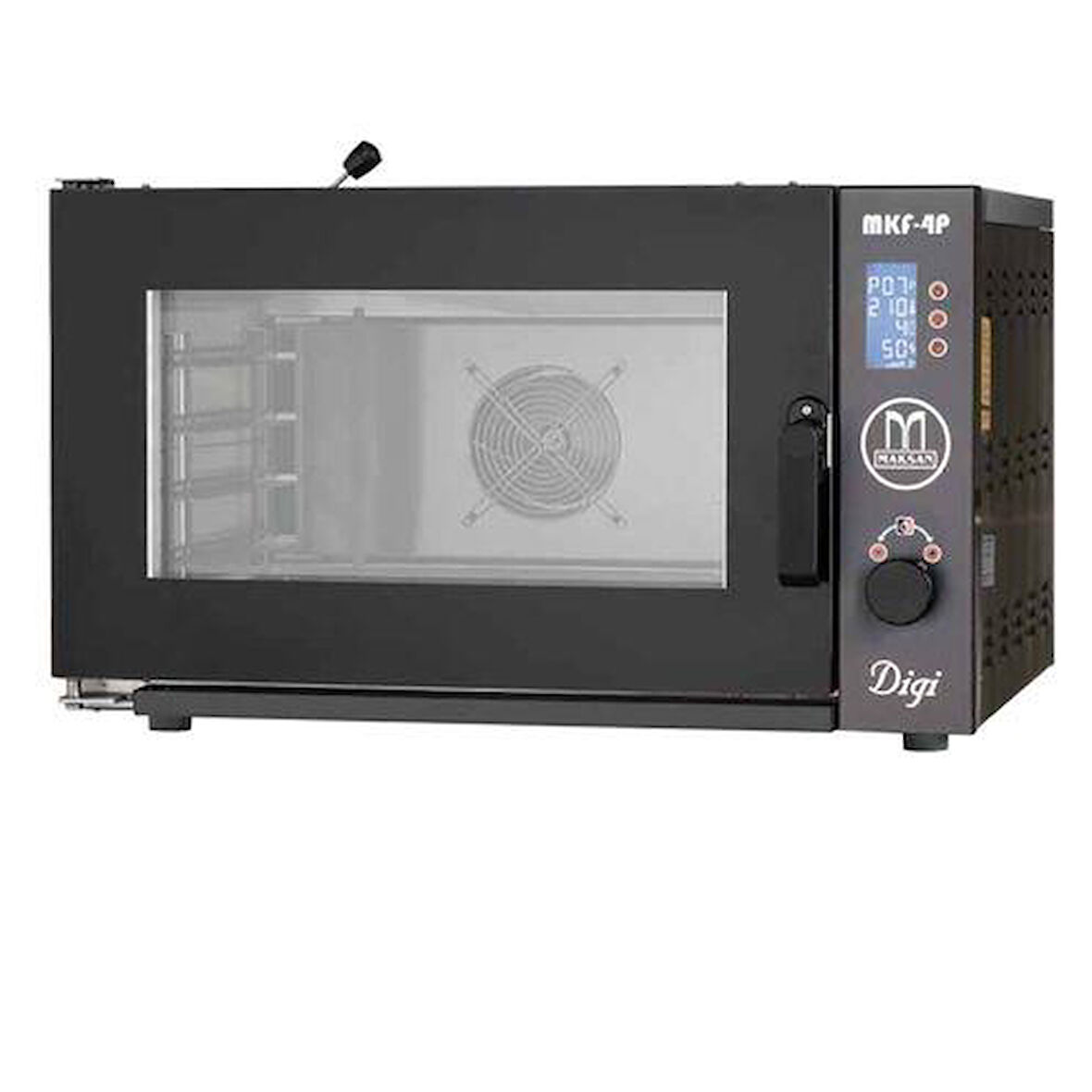 Maksan Elektrik Isıtmalı Dijital 4 Tepsili Konveksiyonlu Patisseri Fırın