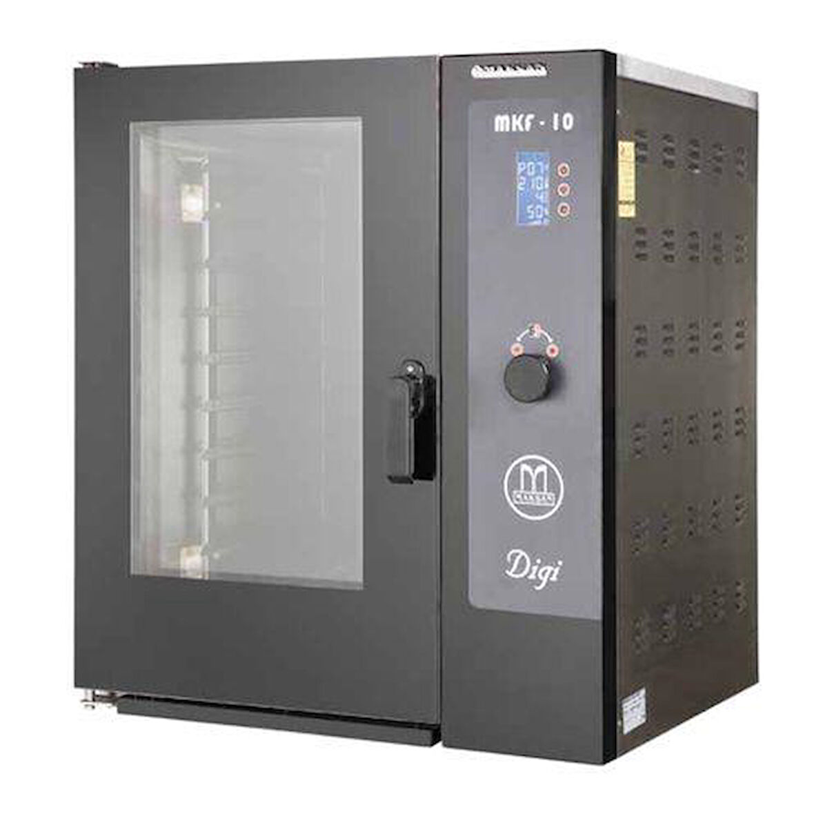 Maksan Elektrik Isıtmalı Dijital 10 Tepsili Konveksiyonlu Patisseri Fırın
