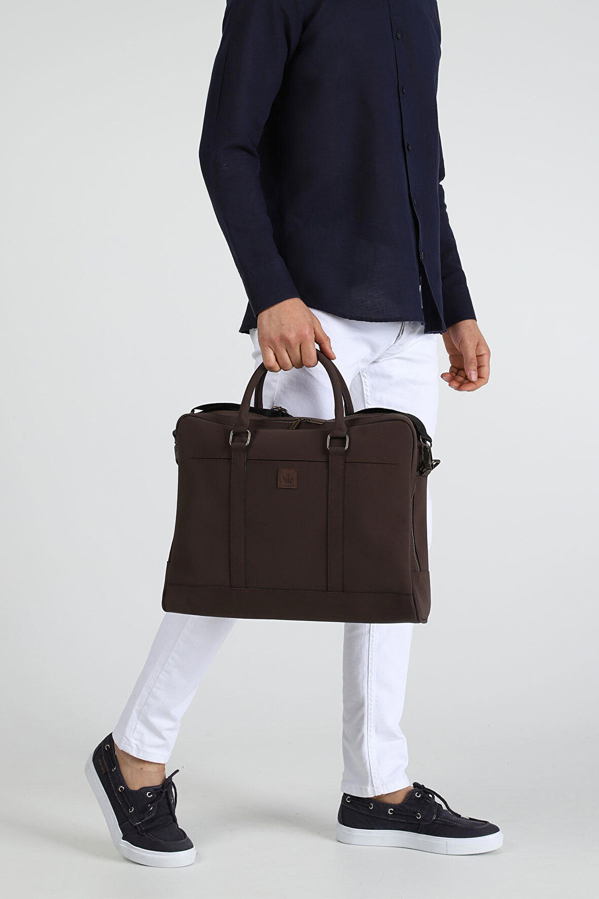 Adam Boxes Laptop ve Evrak Çantası Empresario - Kahverengi