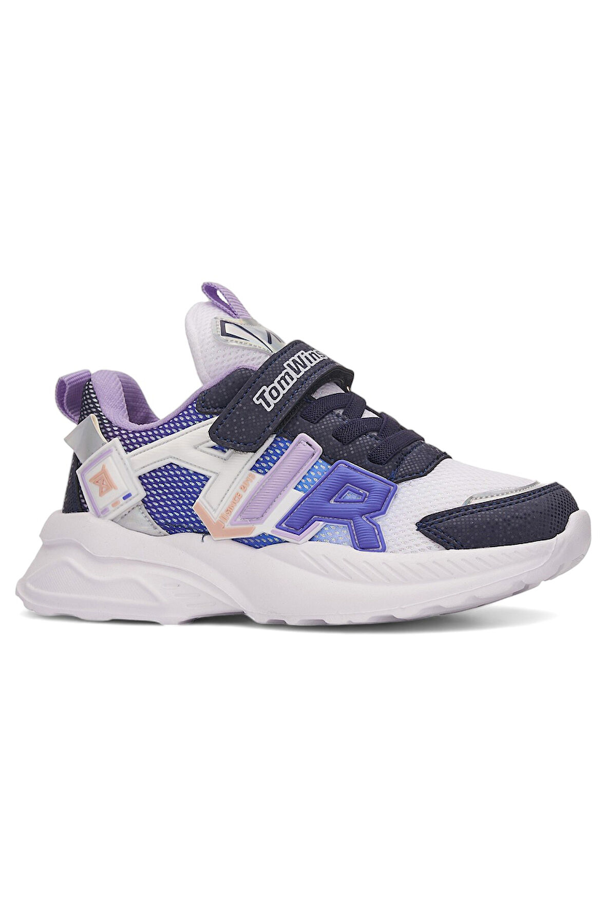 Günlük Erkek Kız Çocuk Sneaker Lastik Bağcıklı Cırtlı Hafif  Nefes Alabilen Spor Ayakkabı 080