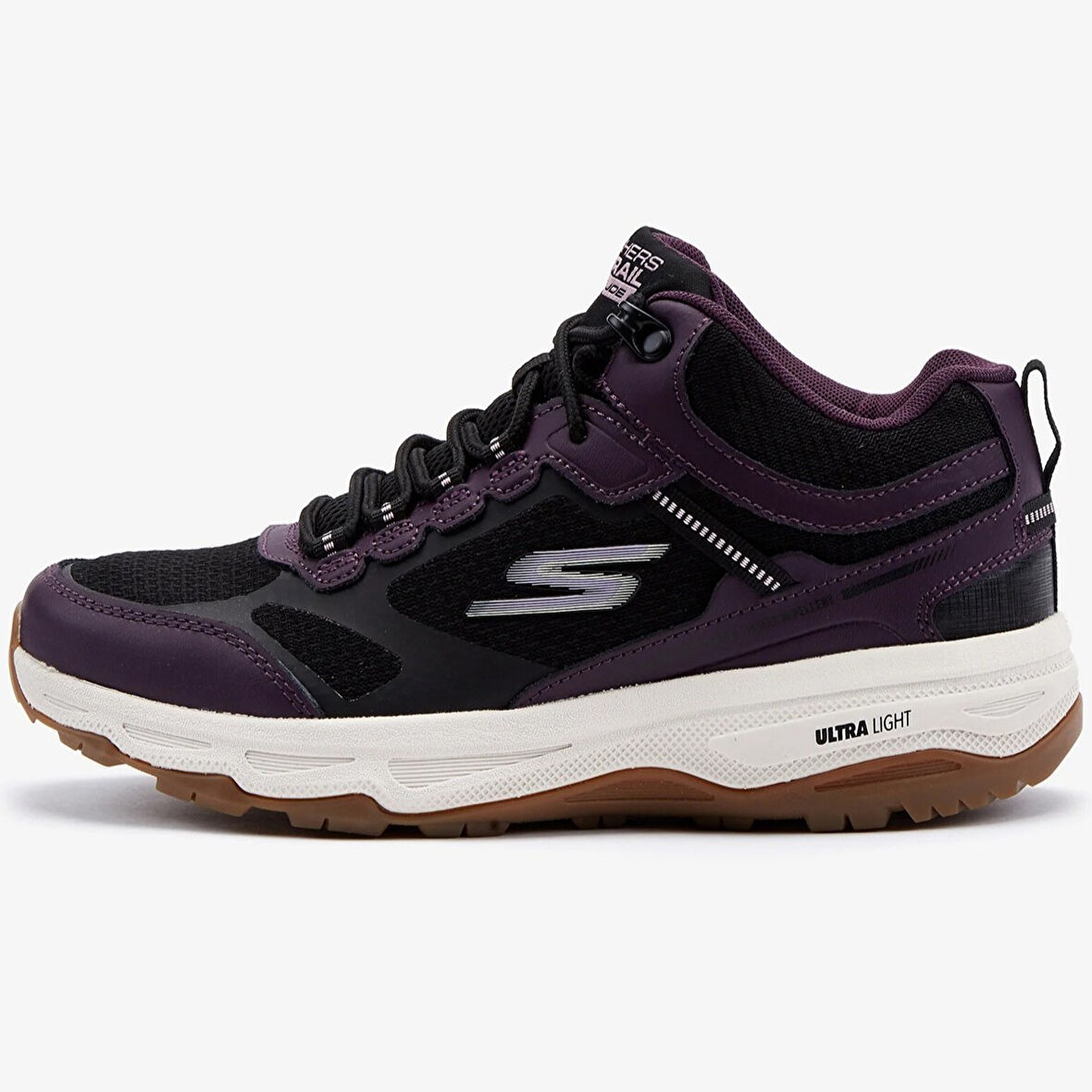 Skechers Go Run Trail Altitude-Highly Leather Womens Sneaker Hakiki Deri Kadın Outdoor Spor Ayakkabı Siyah