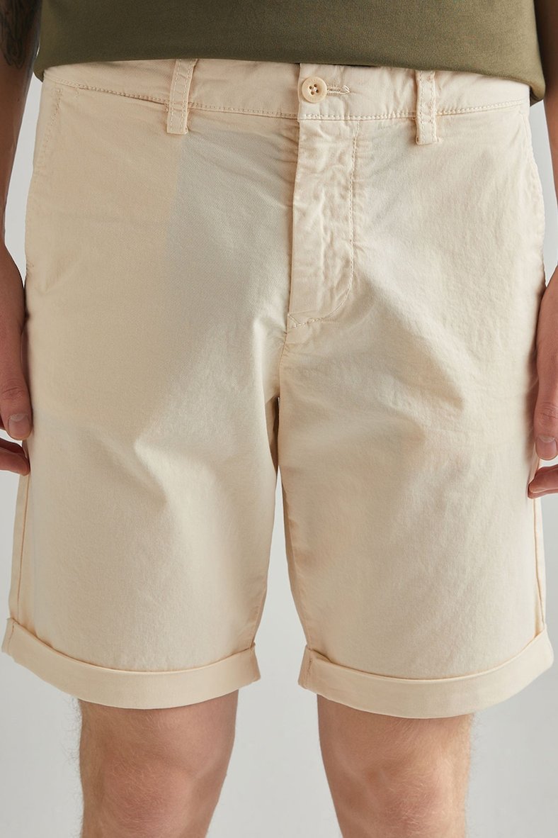 GANT Men's Regular Fit Allister Sunfaded Chino Bermuda Cream Shorts Erkek Kanvas Bermuda Şort Krem