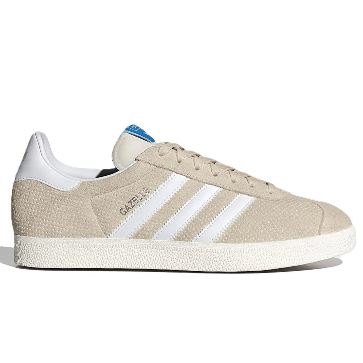 Adidas Gazelle Leather Mens Sneaker Hakiki Deri Günlük Spor Ayakkabı Bej