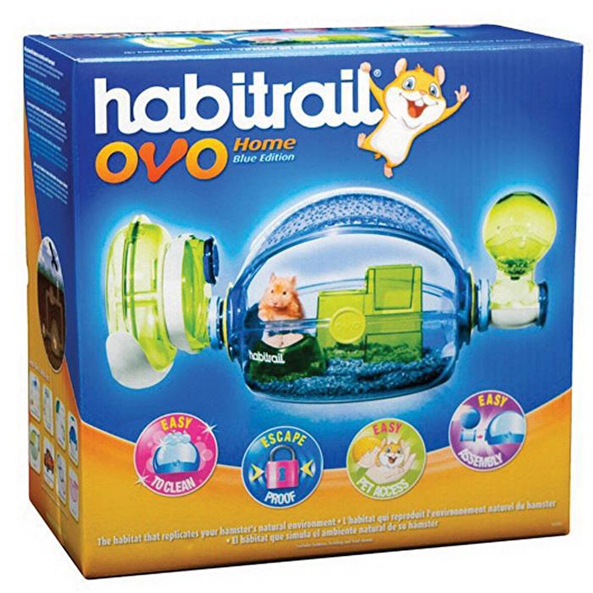 Habitrail Ovo Home Hamster Kafesi ve Oyun Parkı Mavi