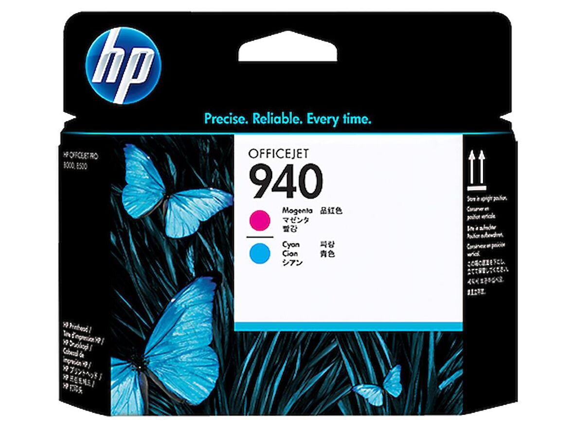 Hp 940 C4901A Kırmızı Ve Mavi Baskı Kafası
