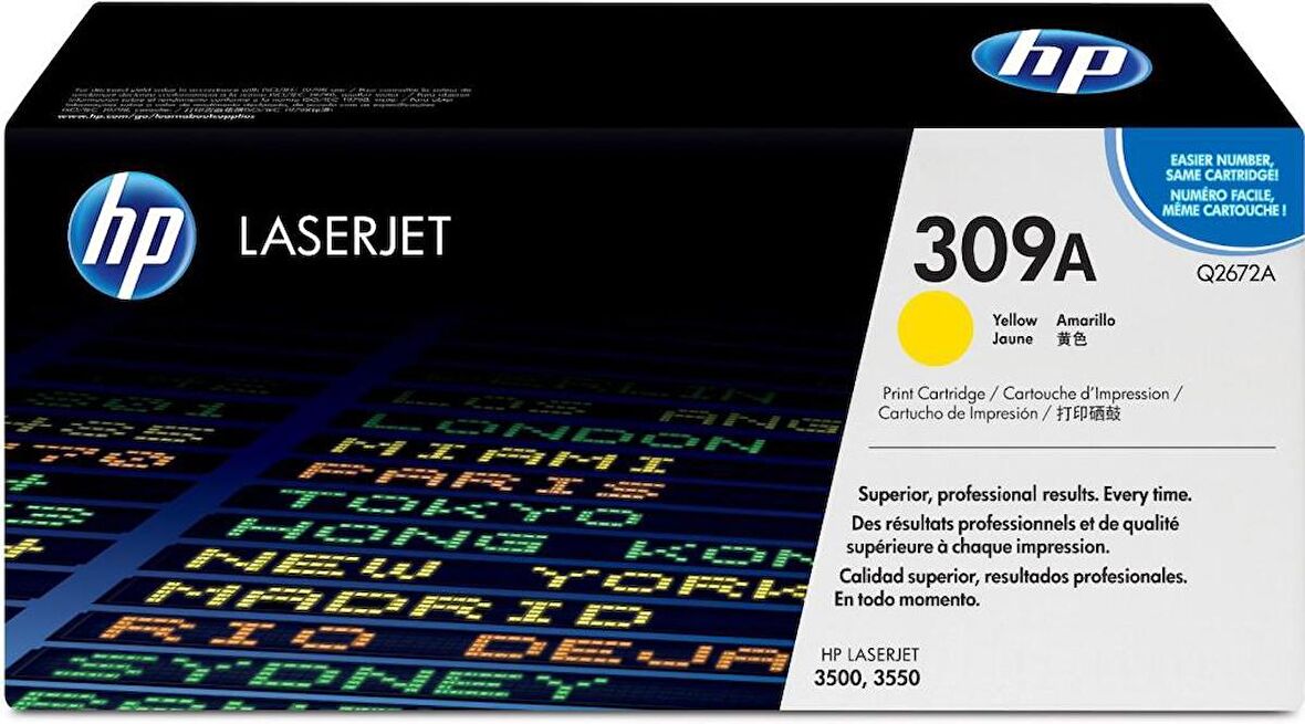 Hp 309A Q2672A Sarı Toner