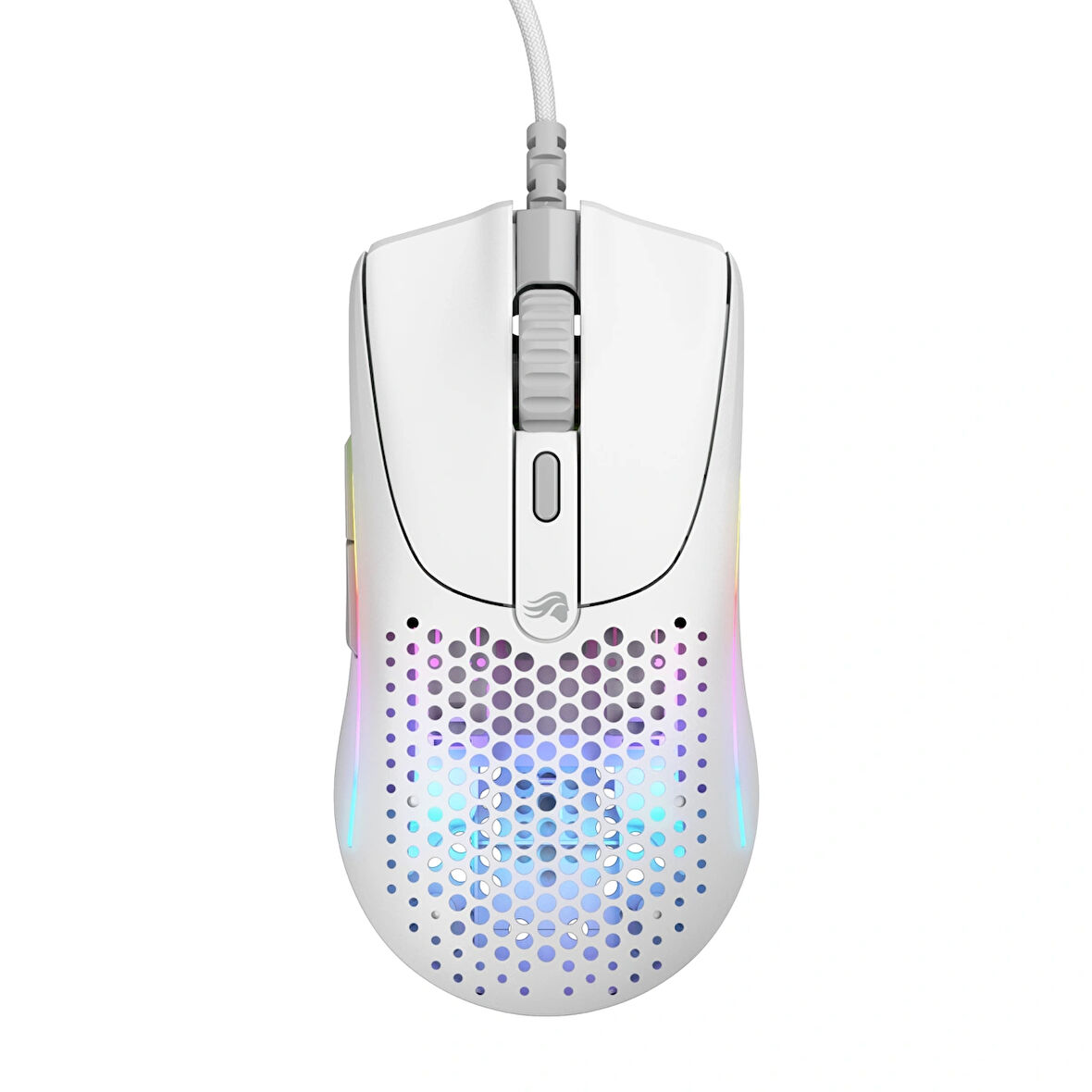 Glorious Model O 2 Mini 49 gram 6 Düğmeli Kablolu Mouse Beyaz