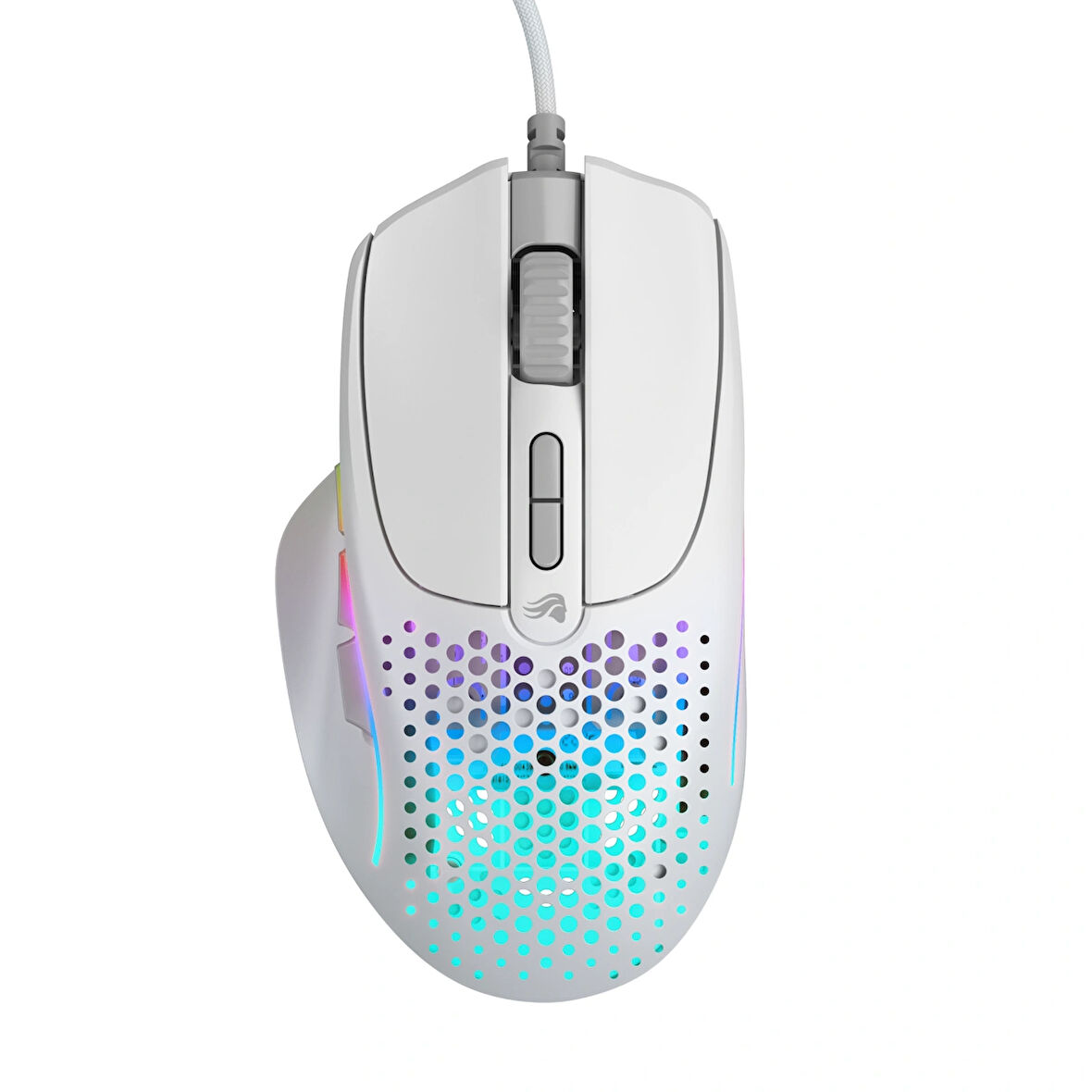 Glorious Model I 2 66 Gram 9 Düğmeli Kablolu Oyuncu Mouse Beyaz