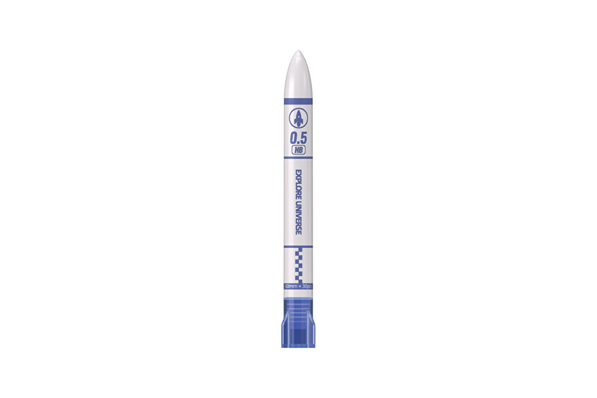 WRITECH W-505 0,5MM (BEYAZ-MAVİ/BEYAZ-TURUNCU) KALEM UCU - 36'LI STAND