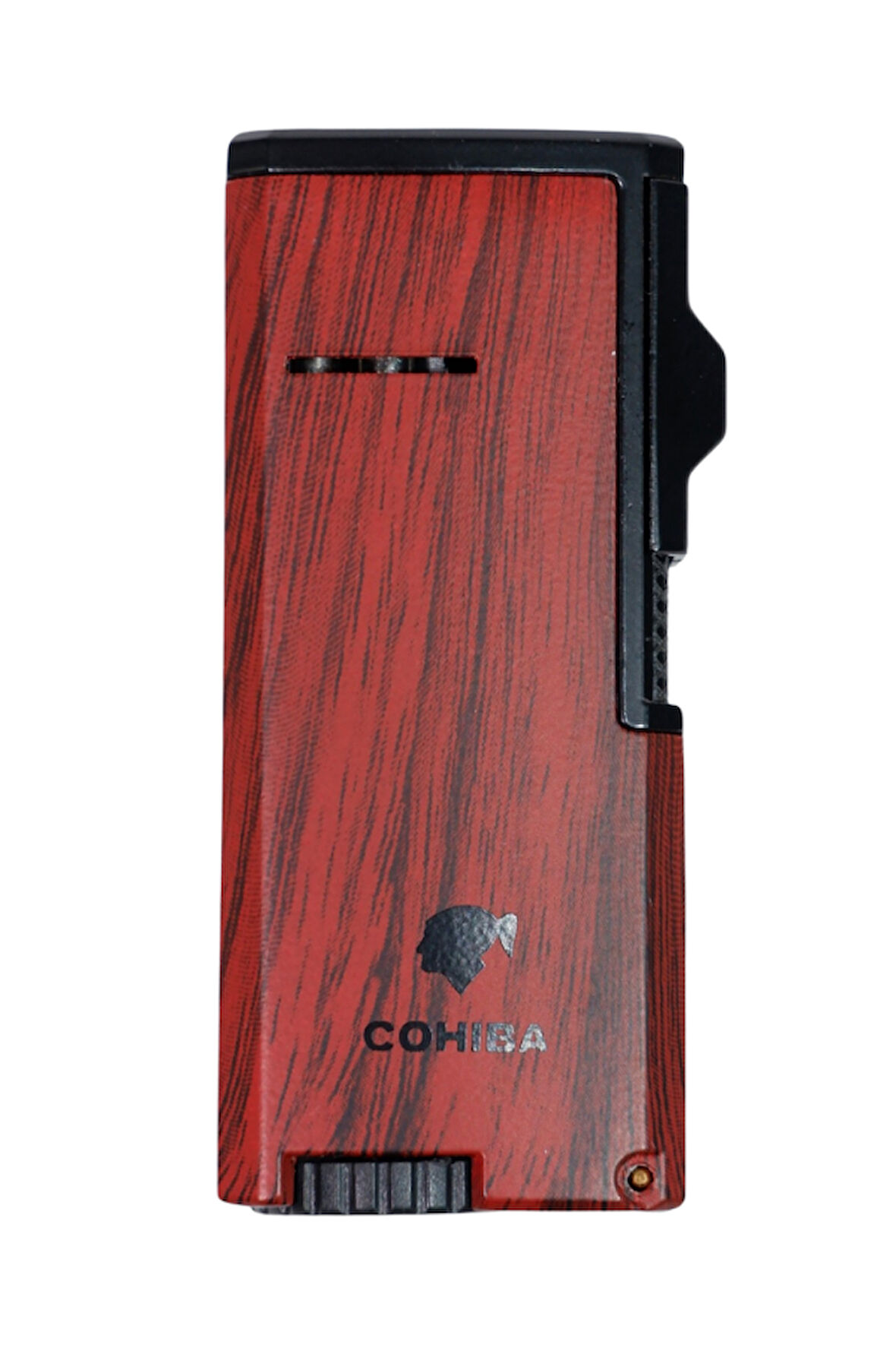 Cohiba 3 Torch Pürmüz Ahşap Desenli Puro Çakmağı
