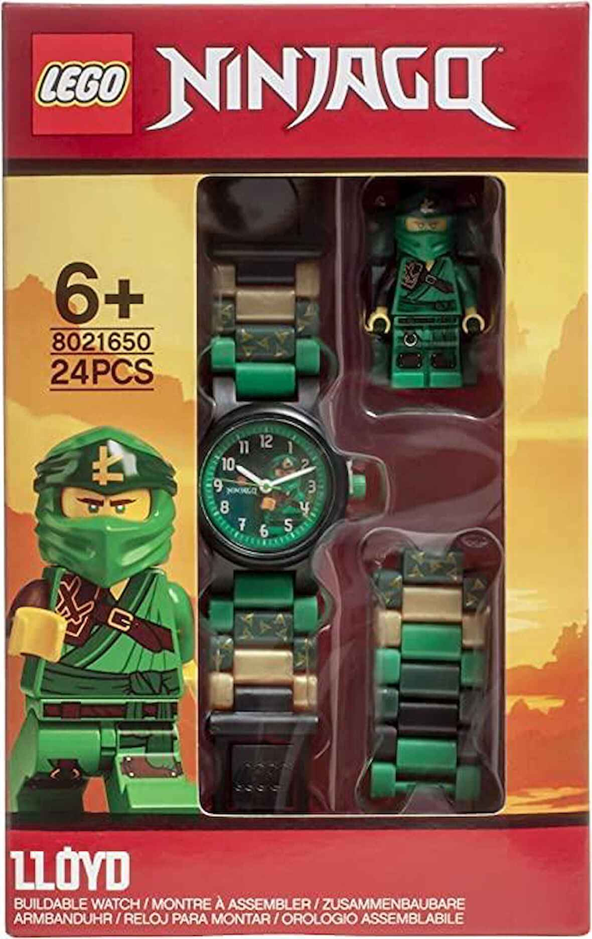 LEGO Ninjago 8021650 Lloyd Kids Buildable Watch