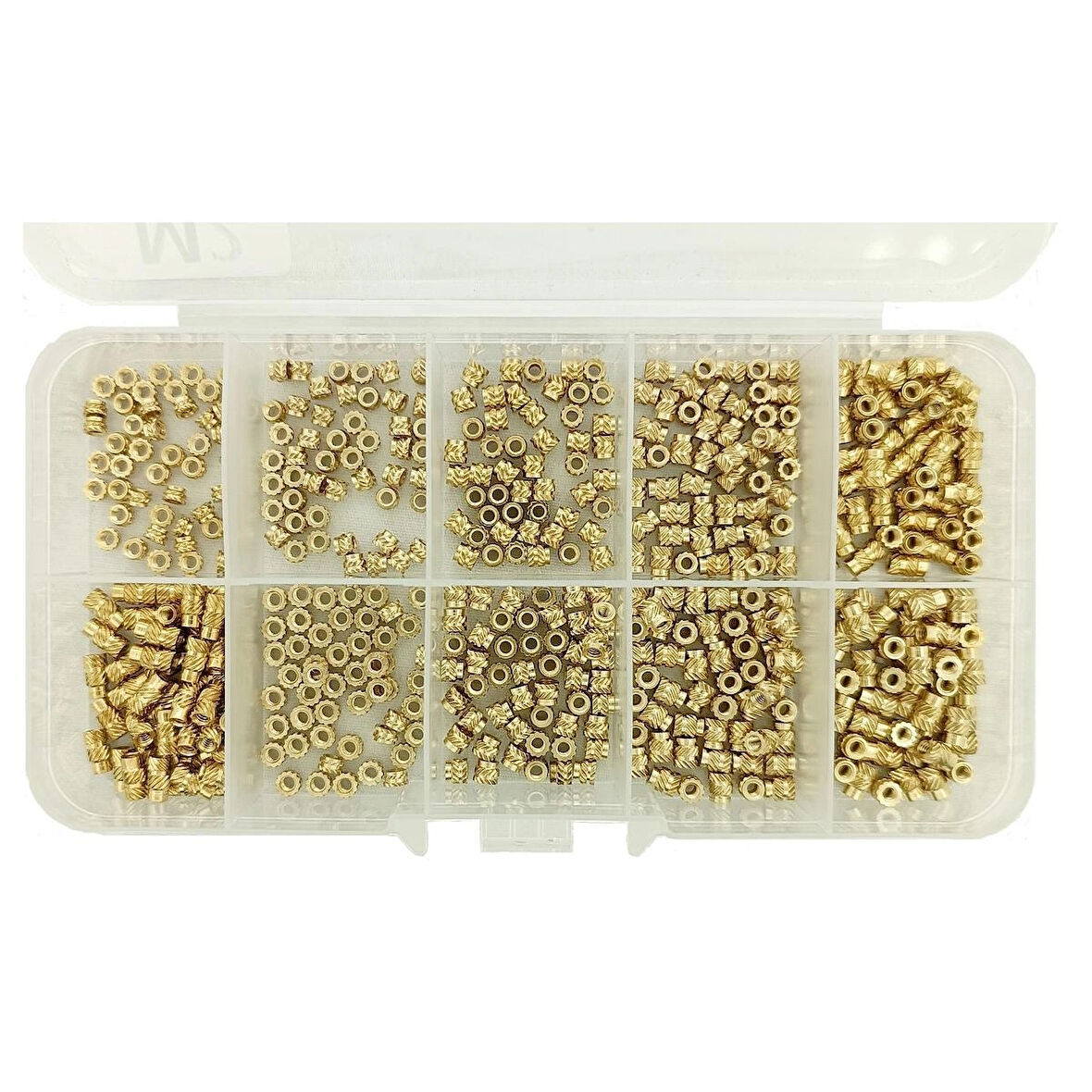 Yate10 500 Adet M2 Laptop Dişi Pirinç Somun Seti Kutulu