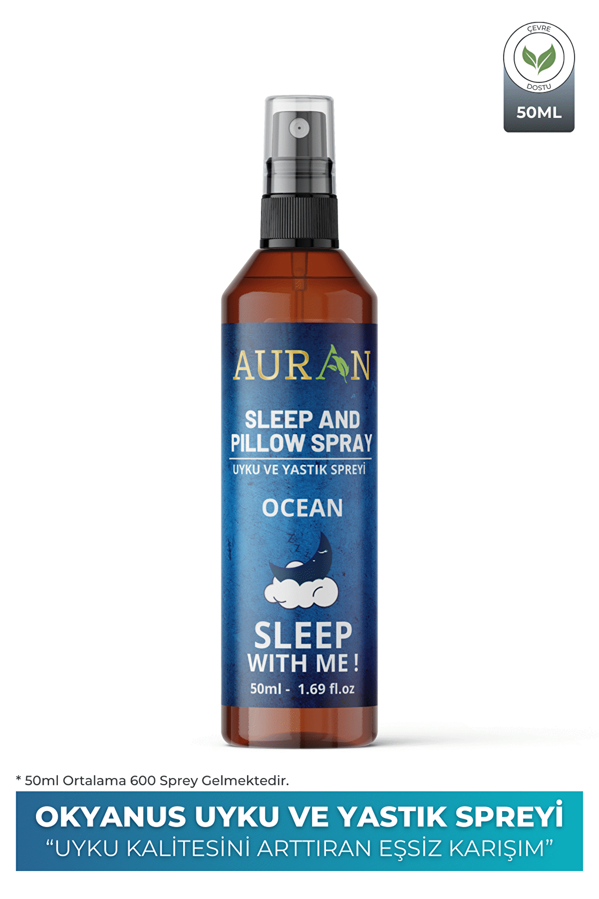 Okyanus Uyku Ve Yastık Spreyi Rahatlatıcı Uyku Ve Dinlenme Spreyi Sleep And Pıllow Spray 50ml