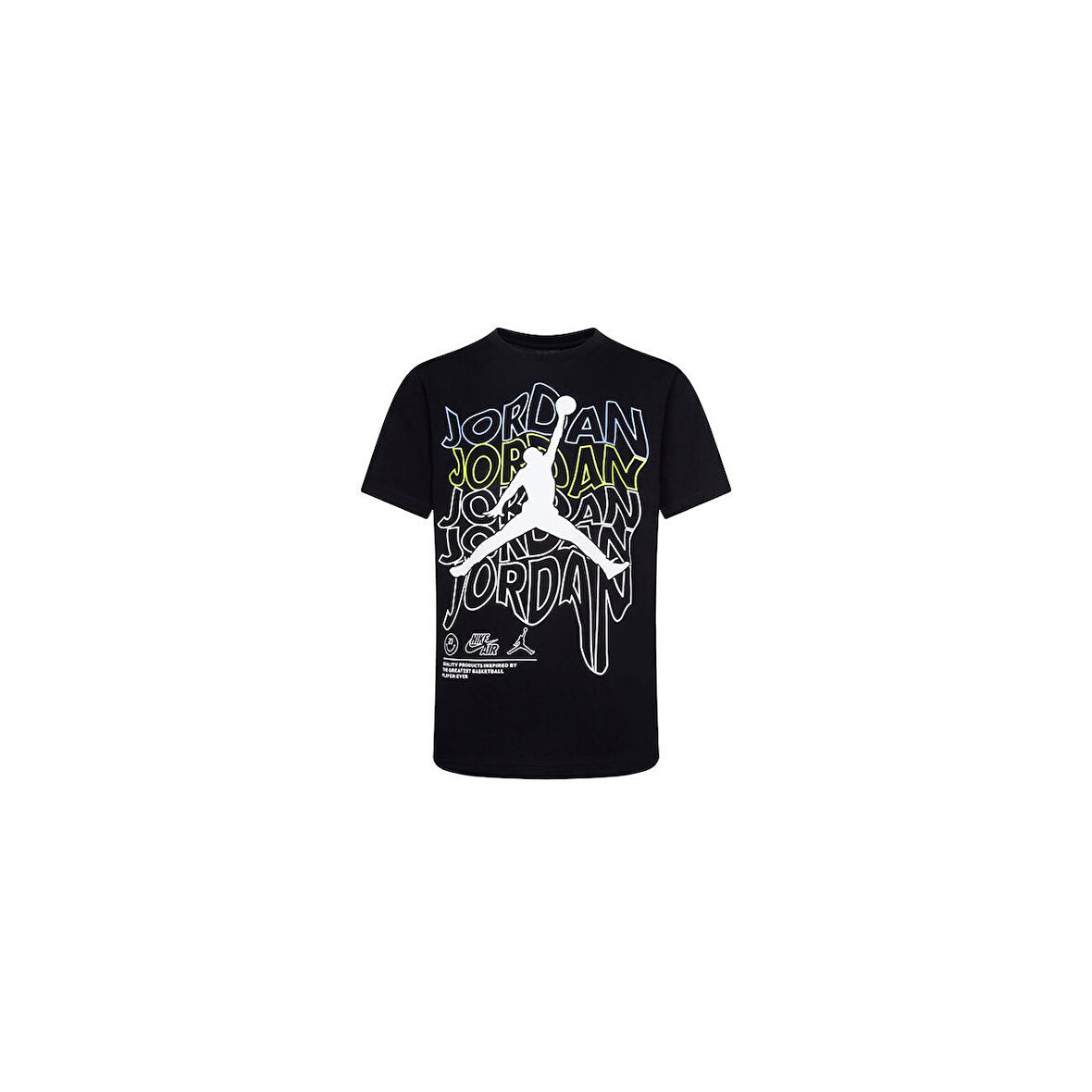 Jordan Jdb Jm Meltdown Tee Çocuk T-Shirt 95C194-023 Siyah