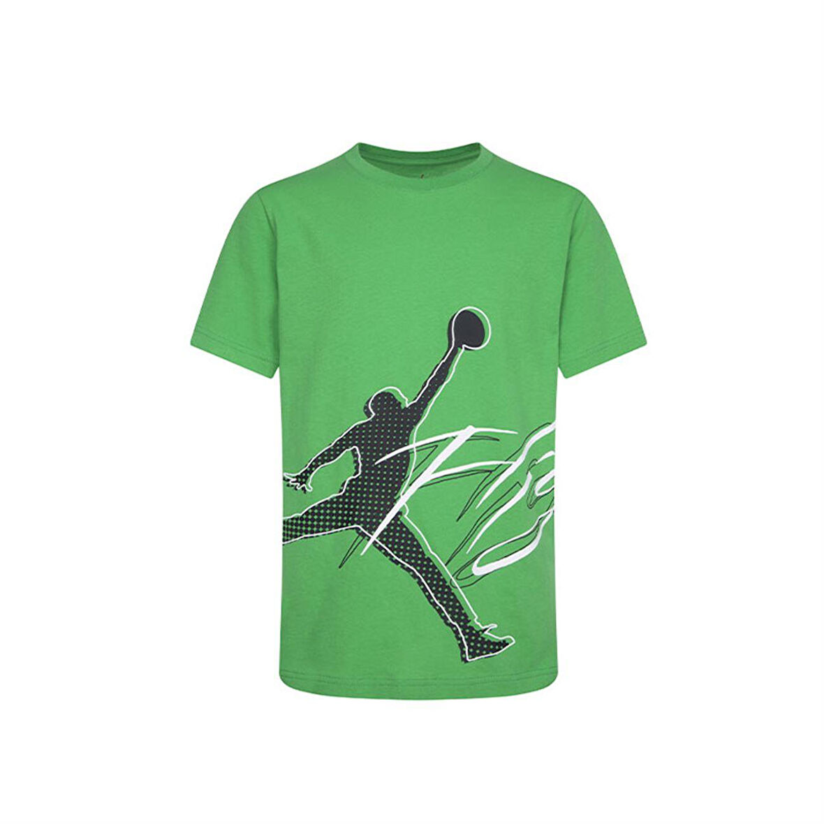 Jordan Jdb Halftone Flight Ss Tee Çocuk T-Shirt 95C430-F4F Yeşil