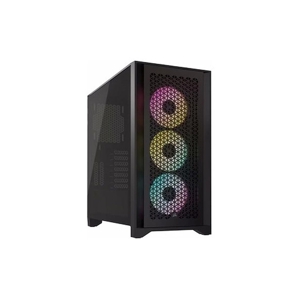 Corsair CC-9011240-WW Icue 4000D Rgb Airflow Temperli Cam Mid Tower Kasa Siyah