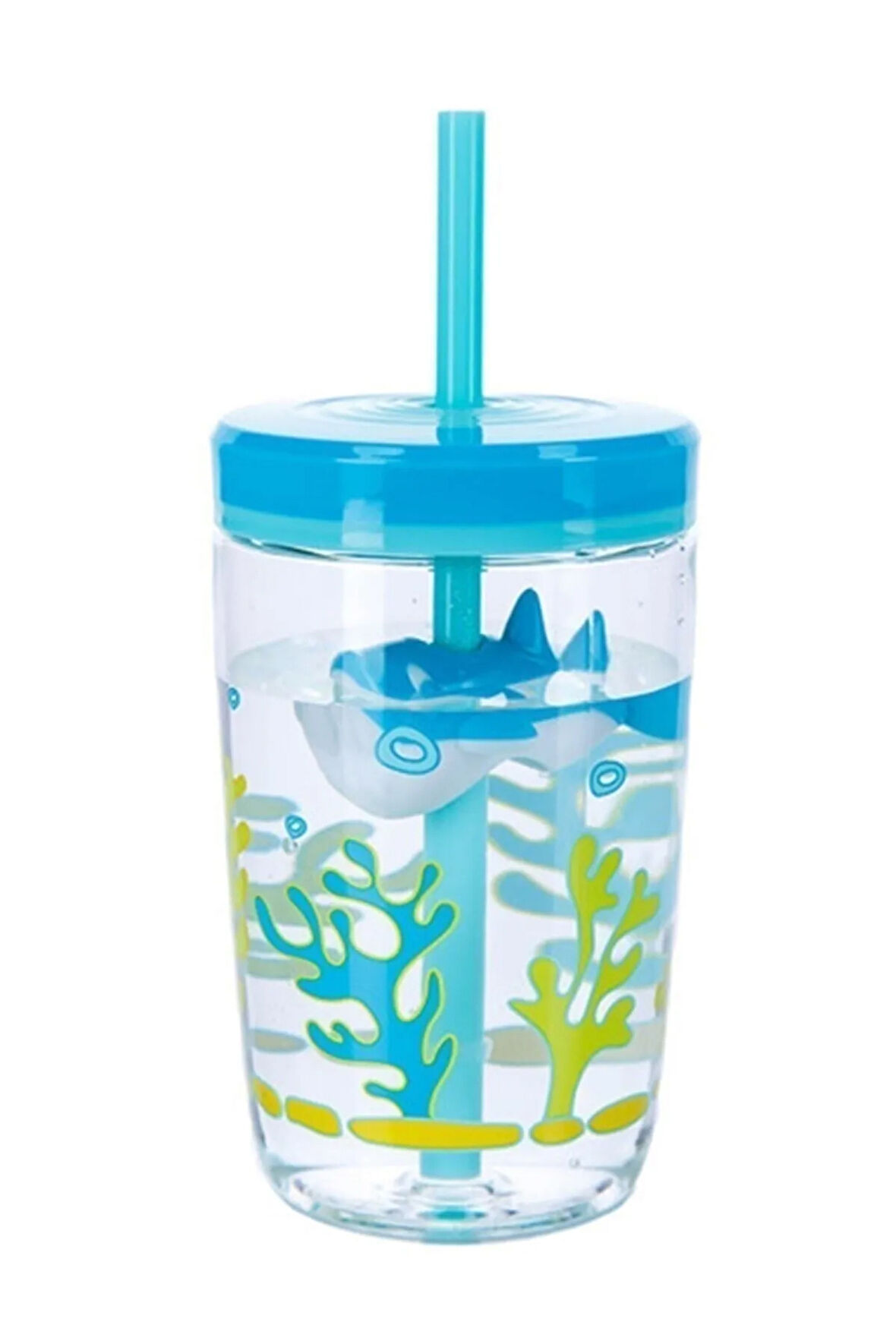 Floating Straw Shark 420 ml 14 Oz- 1000-0772-çocuk Suluk