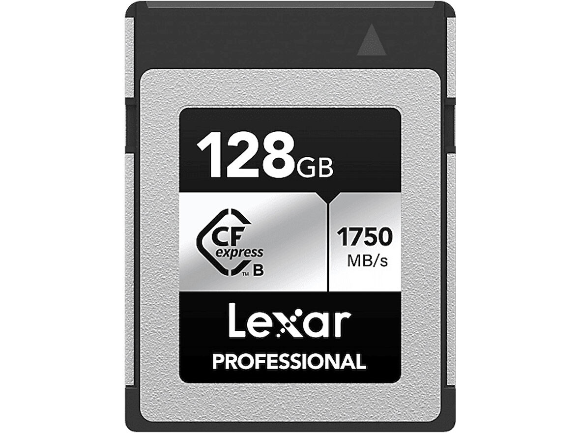 LEXAR 128GB LCXEXSL128G-RNENG CF-Exp Professional Cfexpress Type B Kart Silver Serie Up To 1750MB/S Okuma 1300 MB/s Yazma Hafıza Kartı