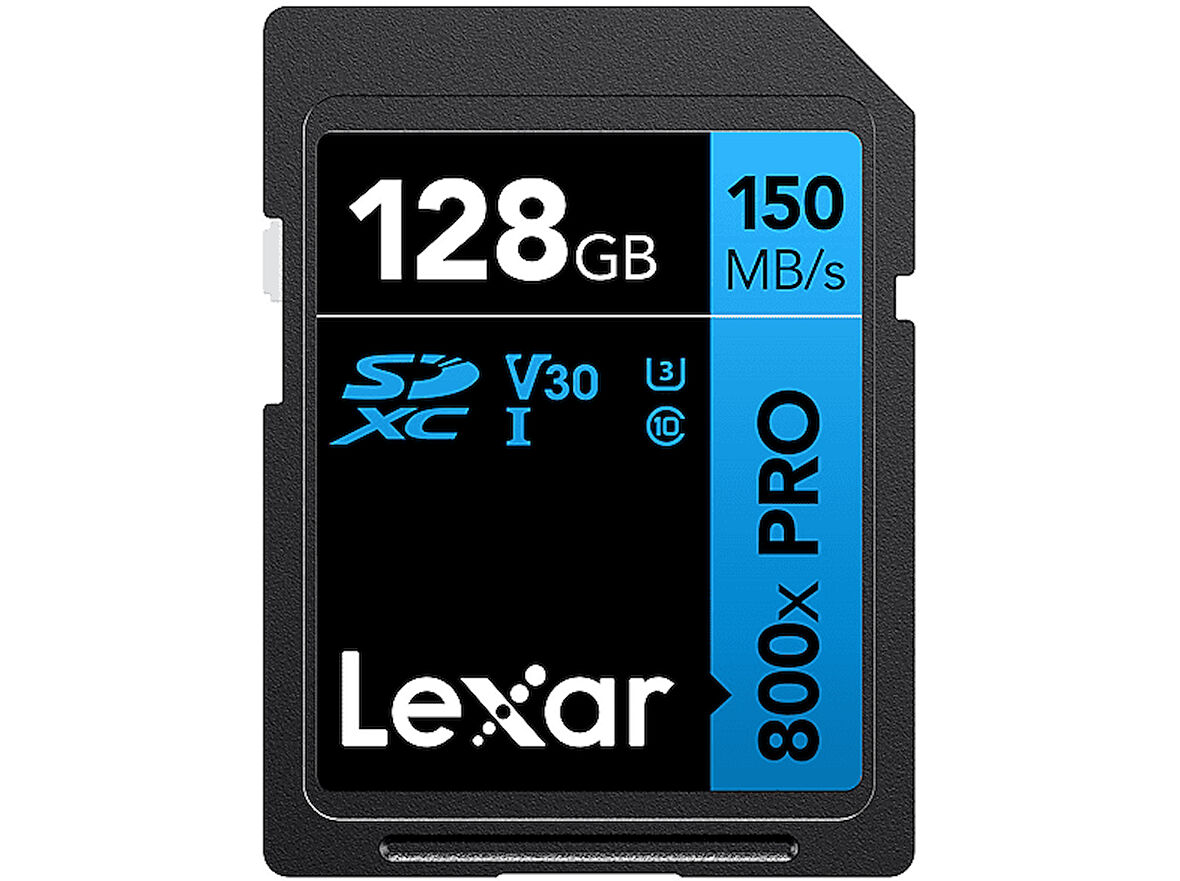 LEXAR 128GB LSD0800P128G-BNNNG SD Professional 800X Pro SDXC UHS-I Kart Up To 150MB/S Okuma Hafıza Kartı