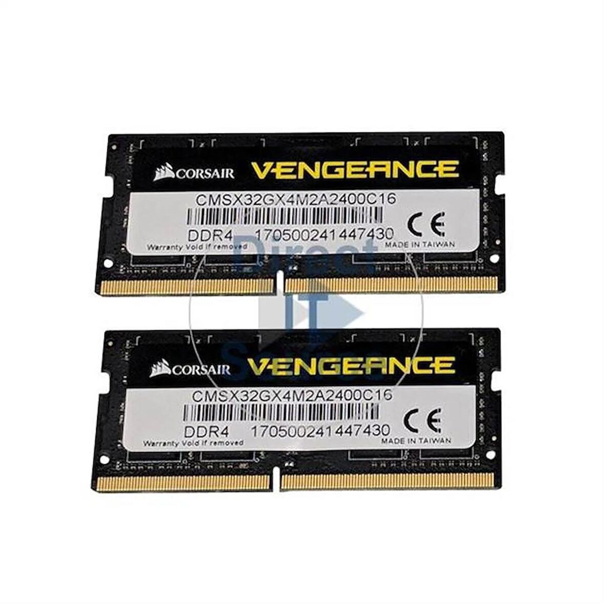 Corsair CMSX32GX4M2A2400C16 32 GB (2x16) DDR4 2400 MHz CL16 Notebook Ram