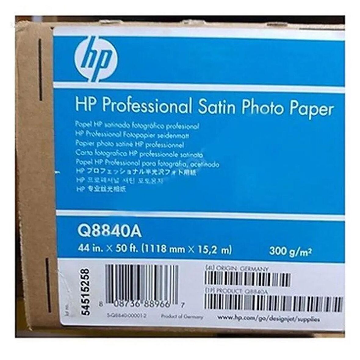 Q8840A Hp Saten Fotoğraf Kağıdı 1118Mmx15.2M