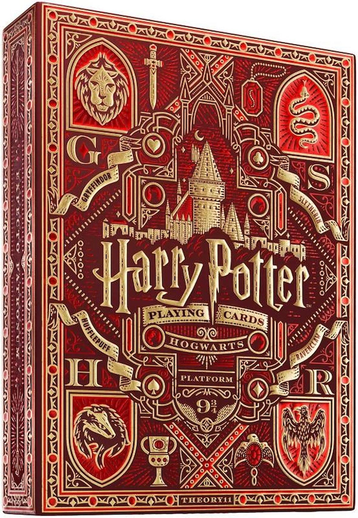 Theory11 Harry Potter Red Gryffindor Oyun Kağıdı Kartı Kartları Destesi Koleksiyonluk