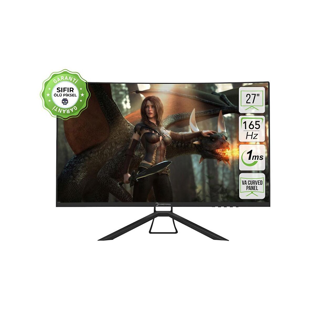Gamepower Mark M30 27'' 1ms 165Hz Fhd Gaming Monitör