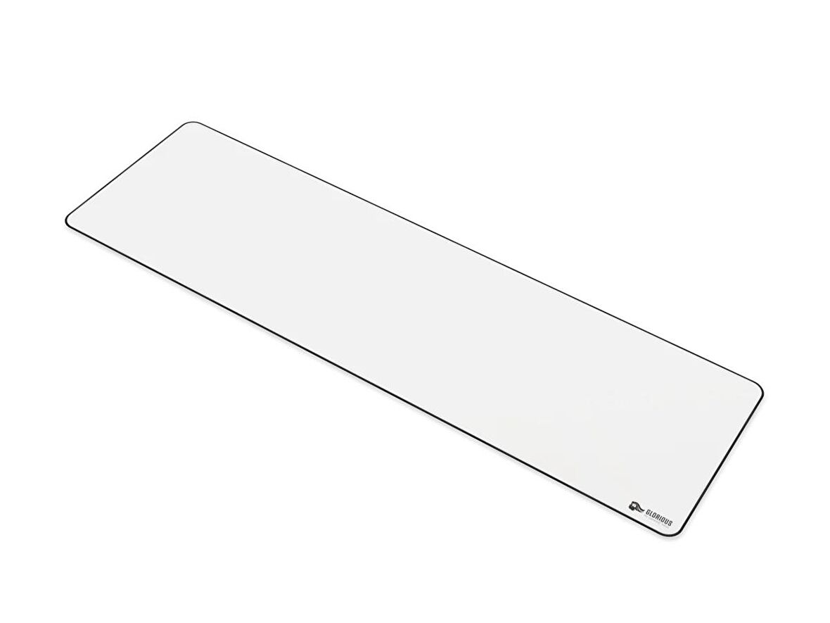  Glorious Extended Gaming Mouse Pad - 11"x36" - White Edition