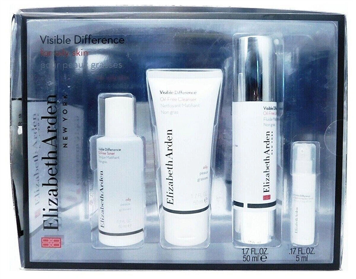 ELIZABETH ARDEN VISIBLE DIFFERENCE FOR OILY SKIN SET