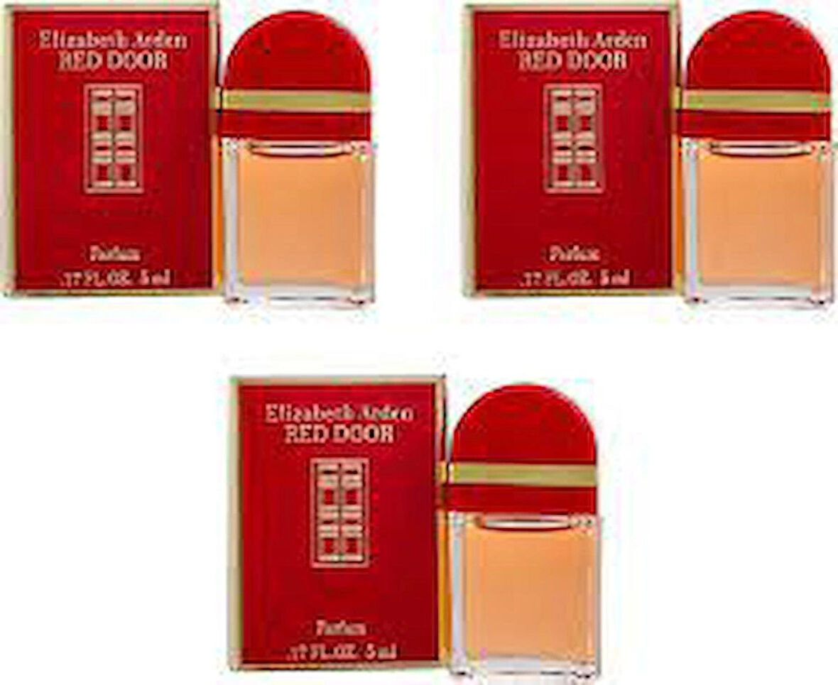 Red Door Edp 5ml(Küçük Çanta Boyu) Kadın Parfüm 3 Adet