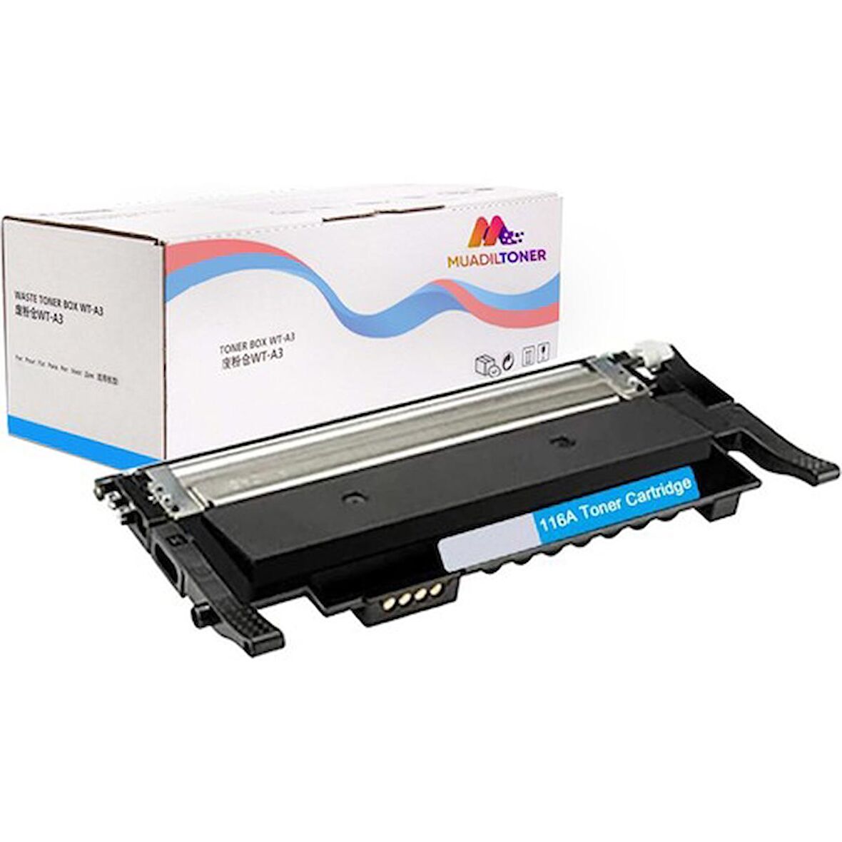 HP 4ZB94A-HP 117A Uyumlu Mavi Muadil Toner Chipsiz