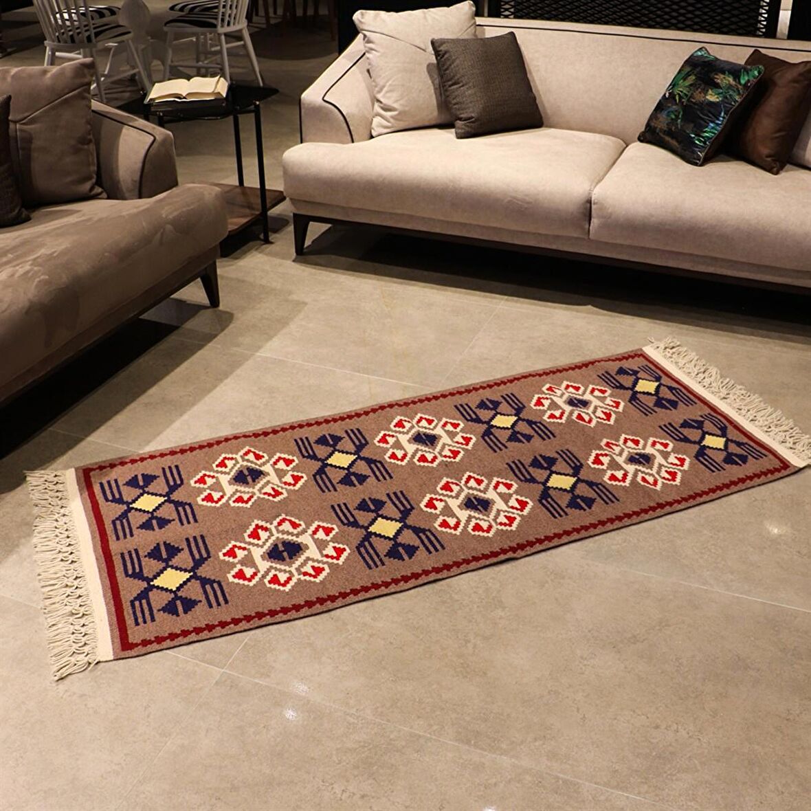 Bi.Te Rich Kilim - 74 x 175 - Kök Boya - El İşçiliği (K005)