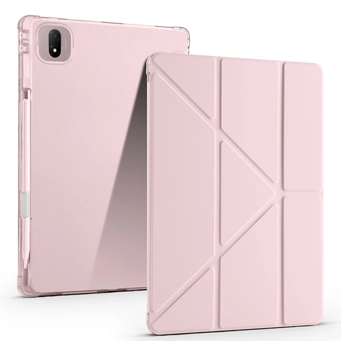 Honor MagicPad 2 Kılıf Zore Tri Folding Kalem Bölmeli Standlı Kılıf