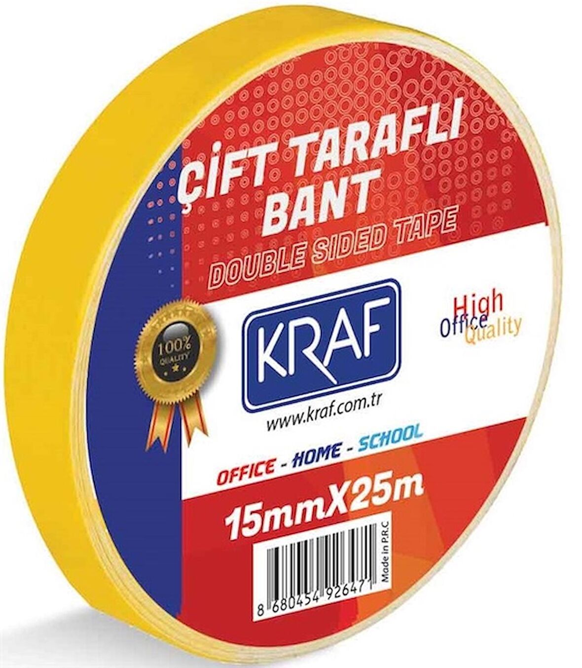 KRAF ÇİFT TARAFLI BANT 15MMX25M 2515G