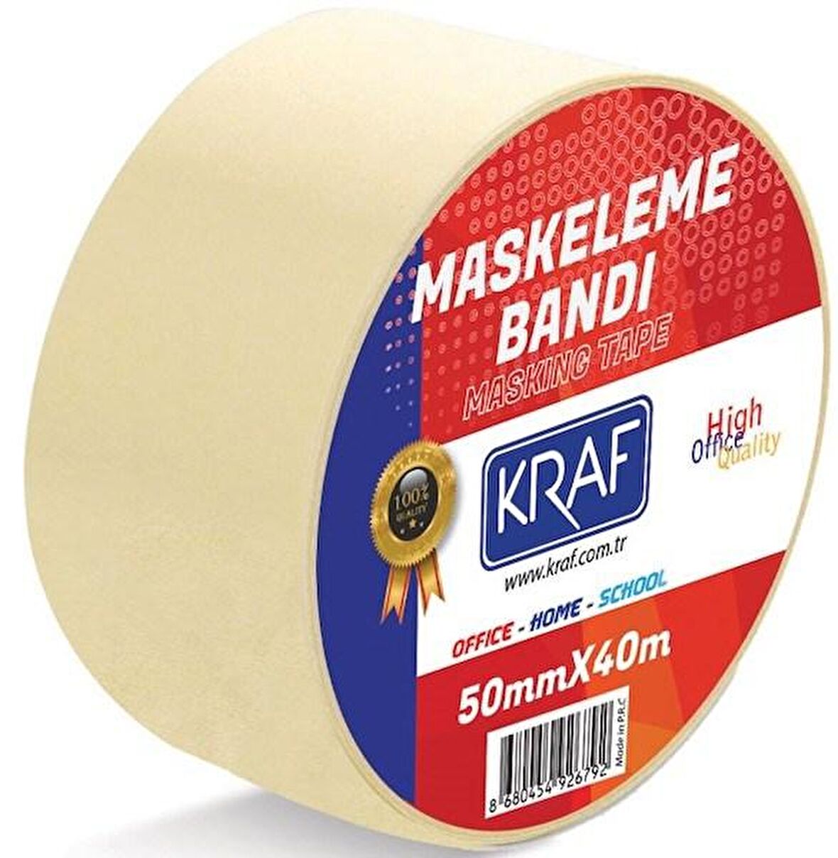 Kraf 4050G Maskeleme Kağıt Bandı 50mm x 40mt