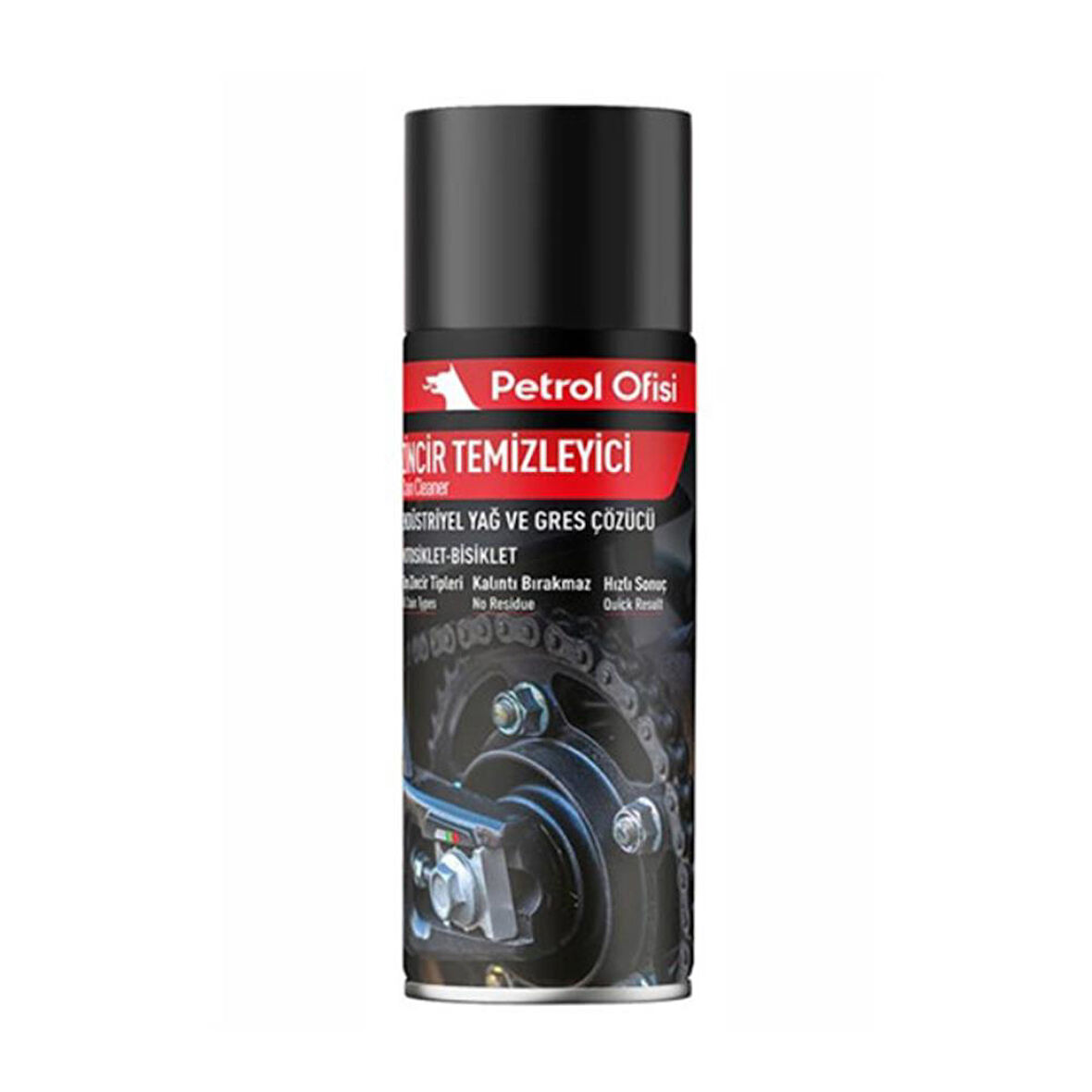 PETROL OFİSİ Motosiklet Zincir Temizleme Spreyi 500 ML PO-051
