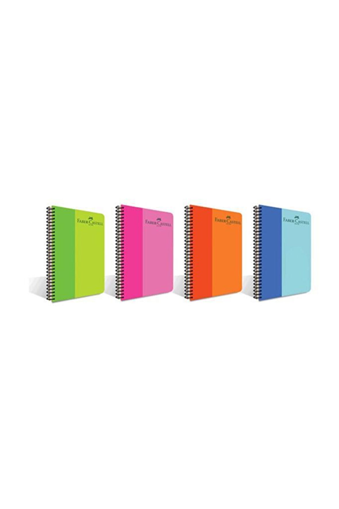 Faber-Castell Bicolor Spiralli Defter 160 Yp. Çizgili