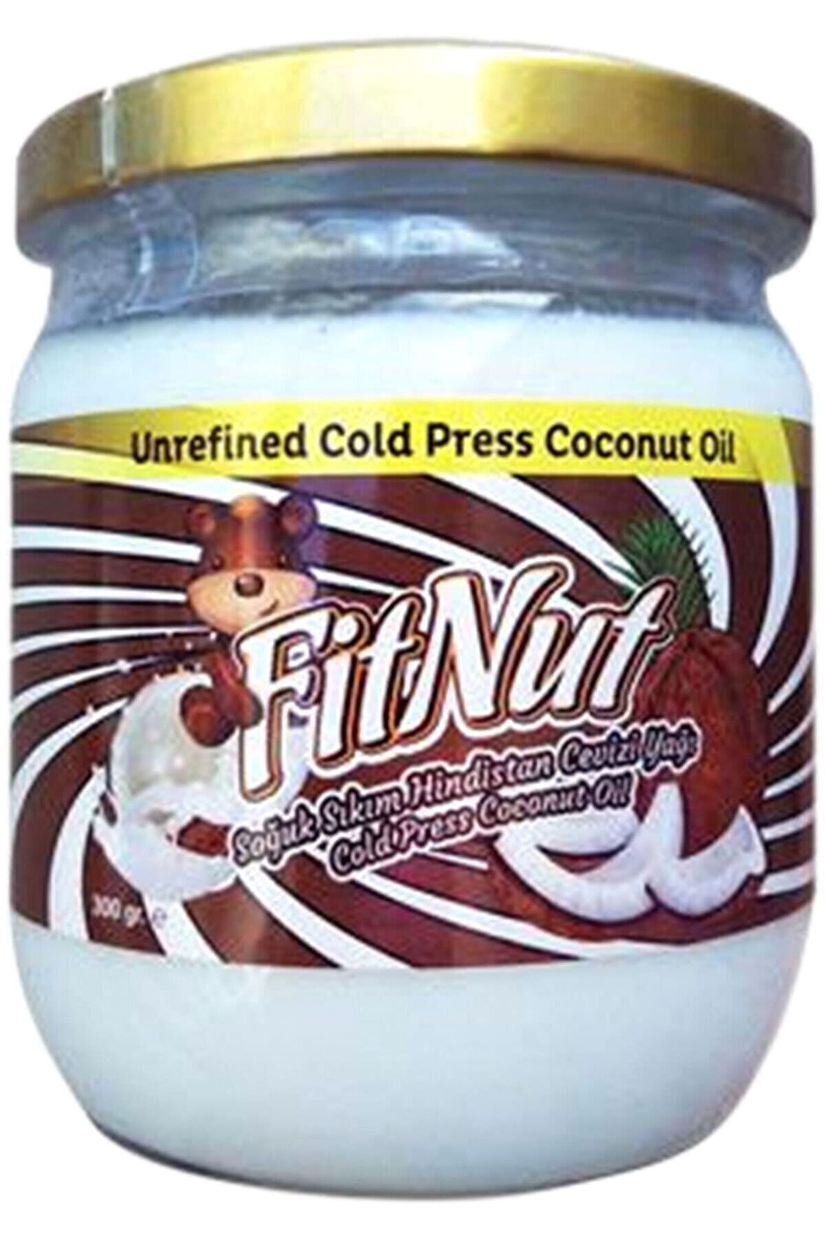 Fitnut Hindistan Cevizi Yağı 300 gr Soğuk Sıkım 